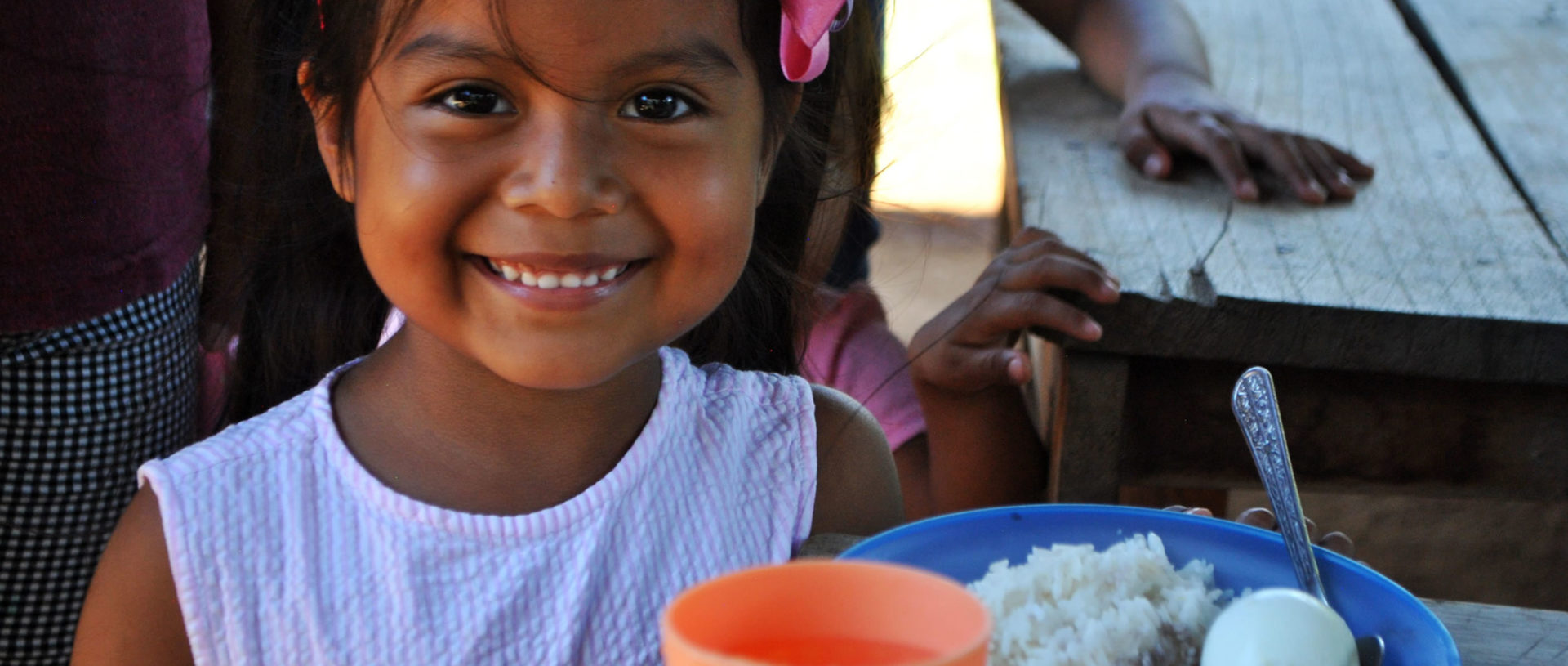 food for the children of Cabagra banner