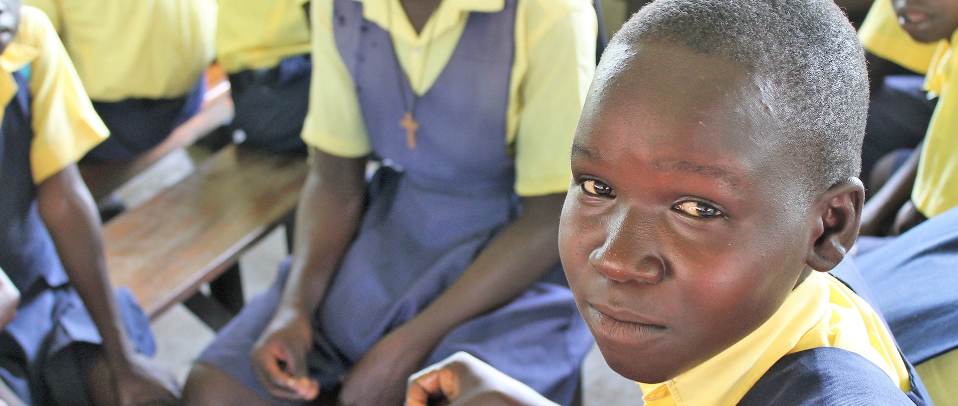 Students in S. Sudan find hope through education banner